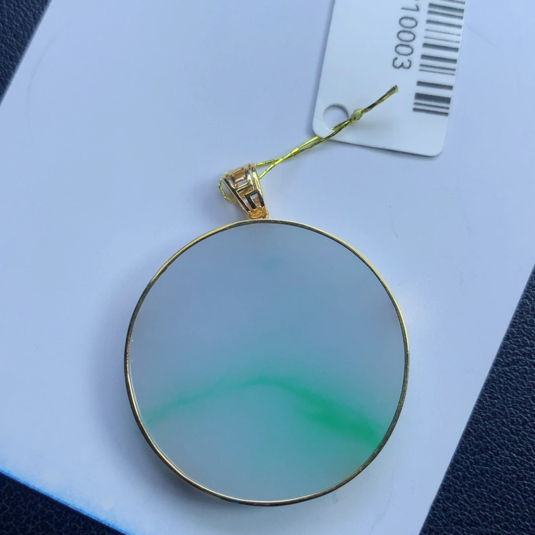 颈饰未镶嵌翡翠无事牌