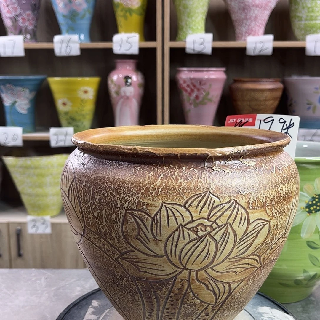 景德镇陶瓷花盆花盆