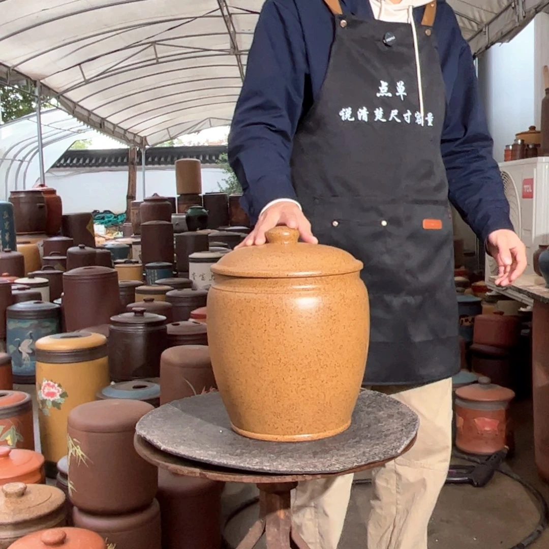 紫砂茶叶罐10 饼茶叶罐