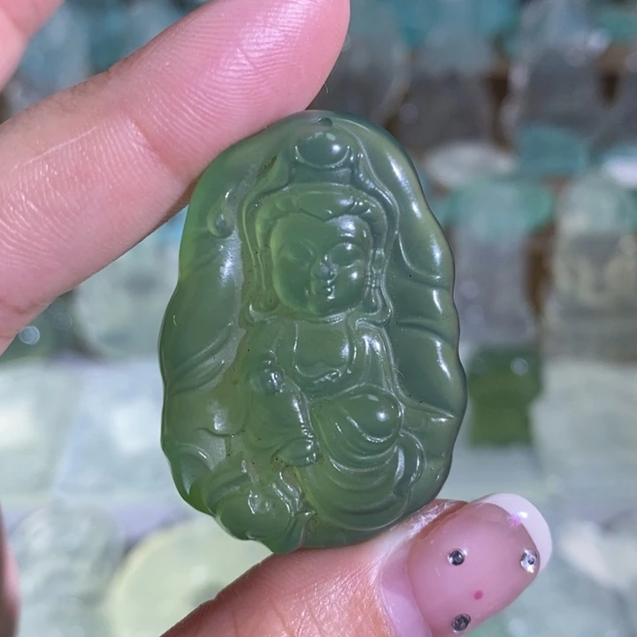 岫玉吊坠未镶嵌小*吊坠