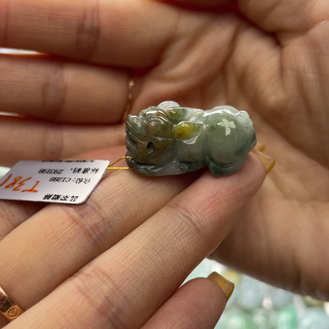 颈饰未镶嵌翡翠貔貅