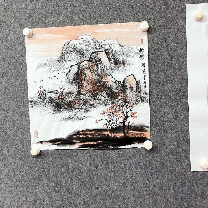 国画刘兴运山水作品
