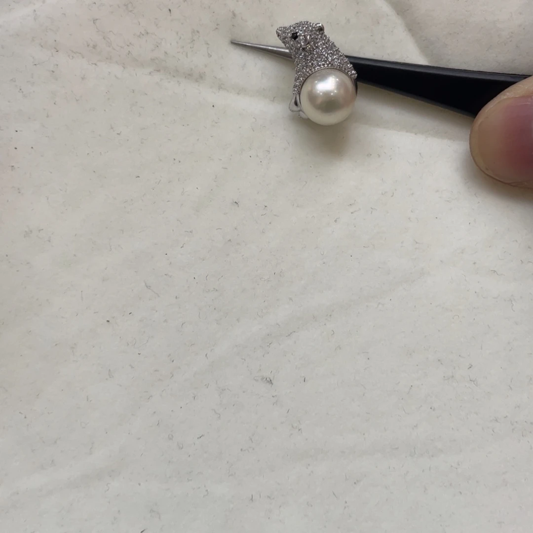 海水珍珠吊坠(不含链)银S925镶嵌