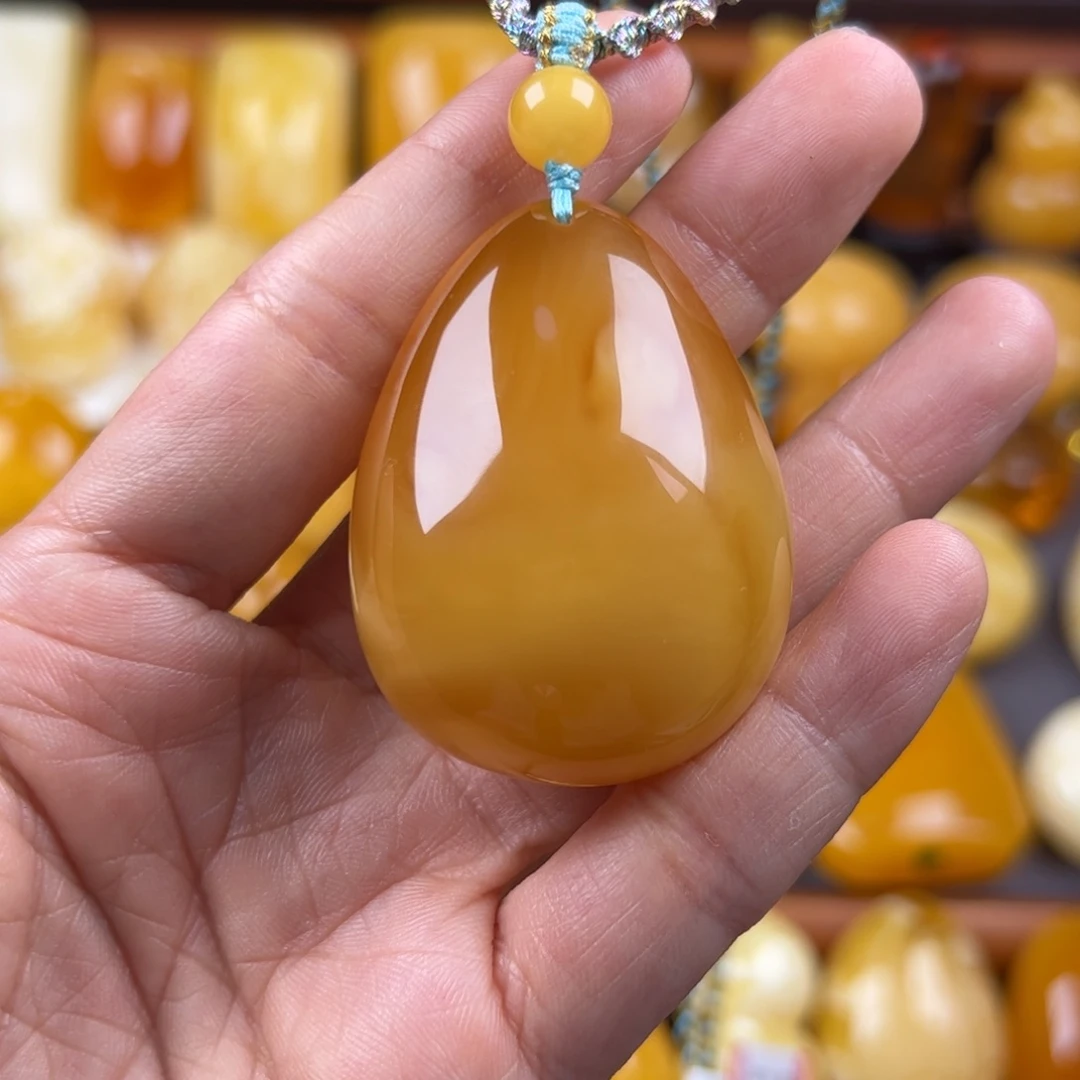 未镶嵌颈饰琥珀纯天然琥珀蜜蜡无优化