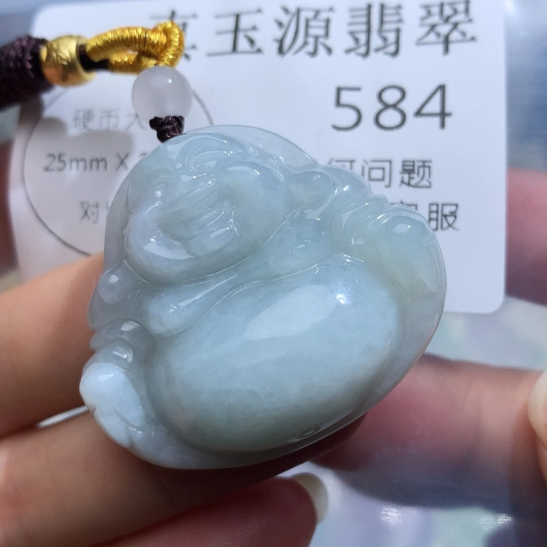 翡翠未镶嵌颈饰584