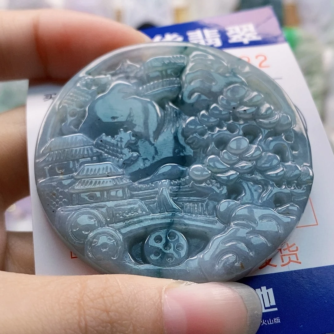 吊坠(不含链)未镶嵌翡翠
