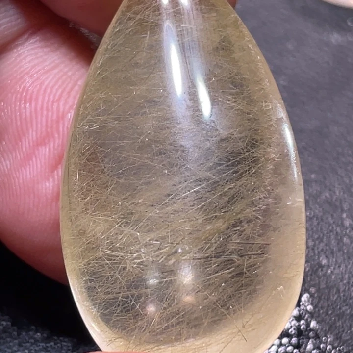可***米颈饰未镶嵌发晶钛晶