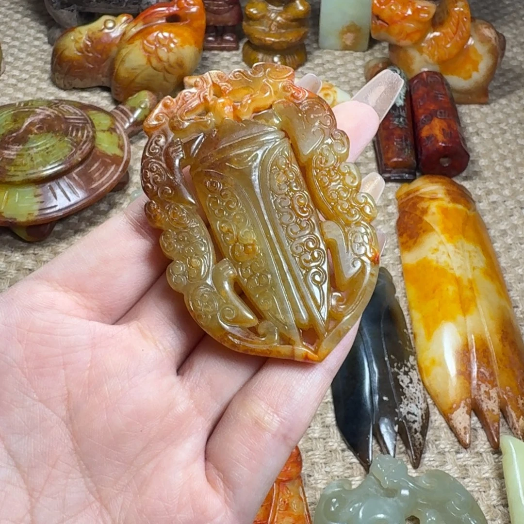 白玉菩提吊坠挂件