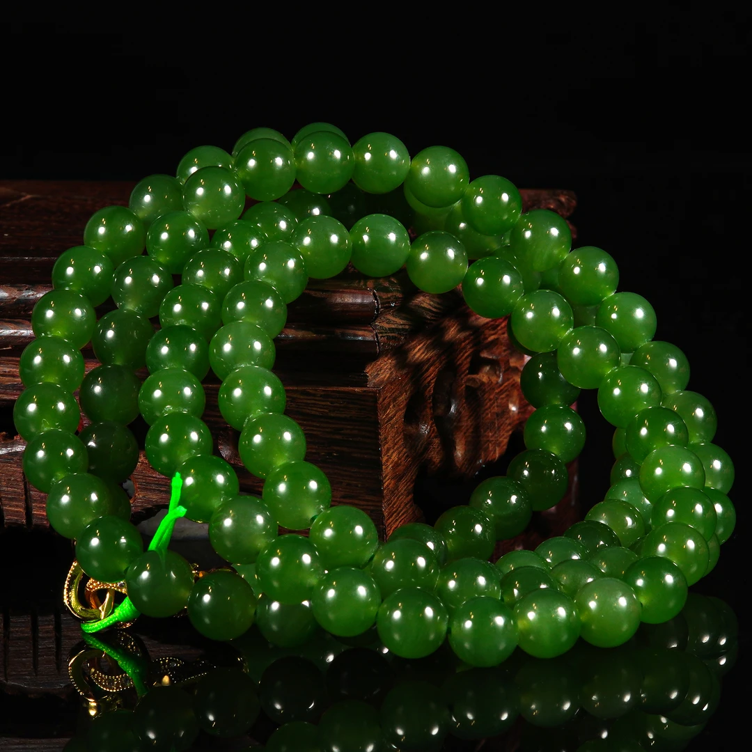 LOT.023和田碧玉项链/X1787