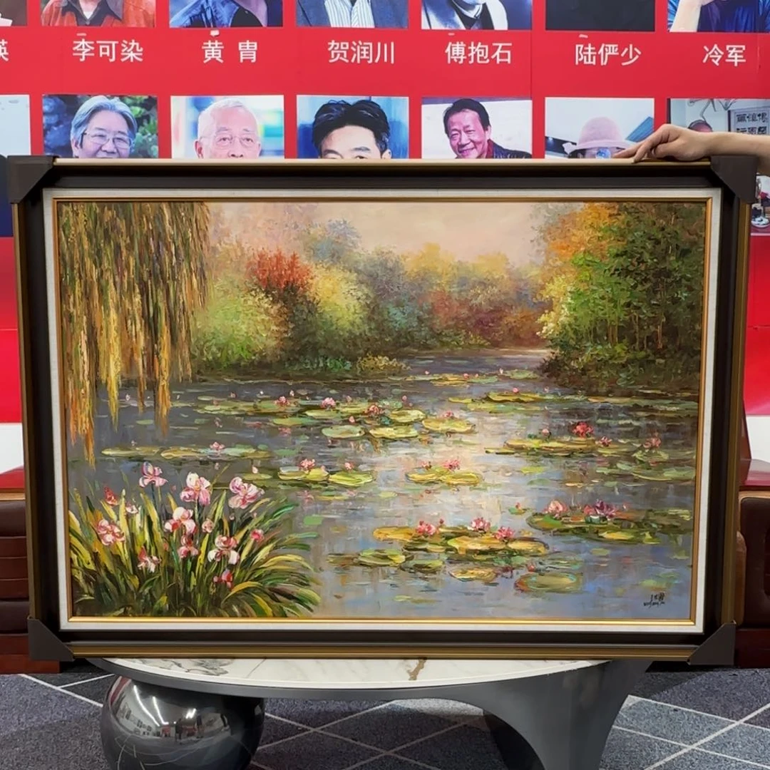 国画暄**装书画作品多次参加全国