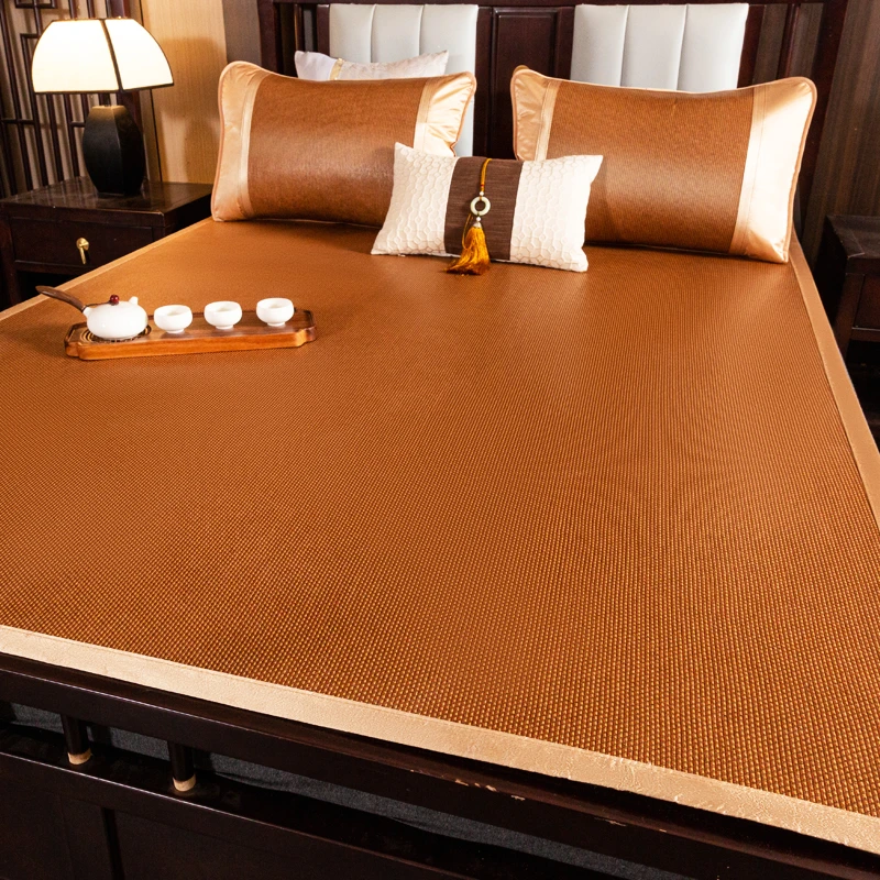 【单席大尺码统一价】夏季凉席藤席夏天草席双人家用可折叠套件席子