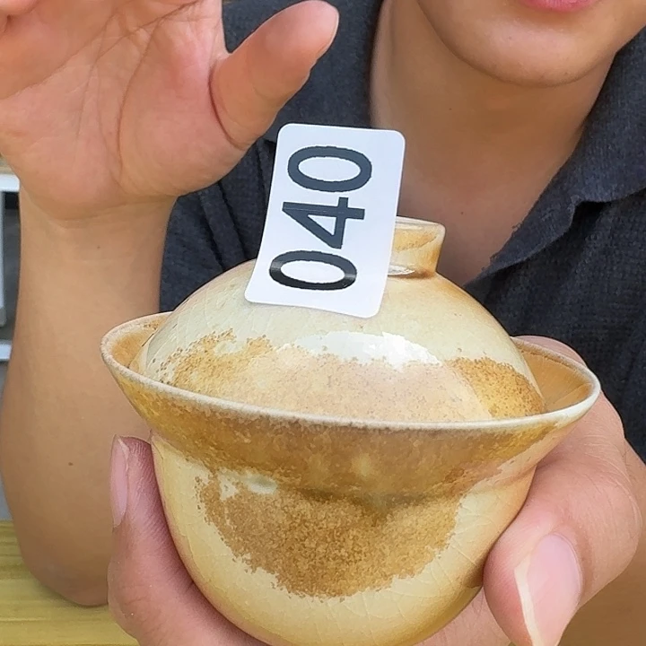 厚山柴烧盖碗110ml