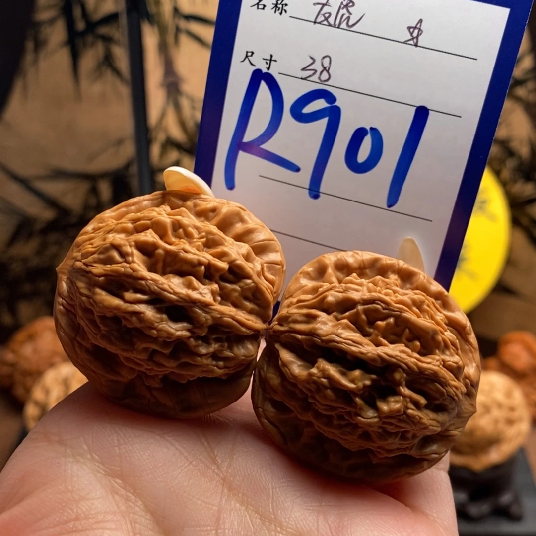 把件文玩核桃麦虎38