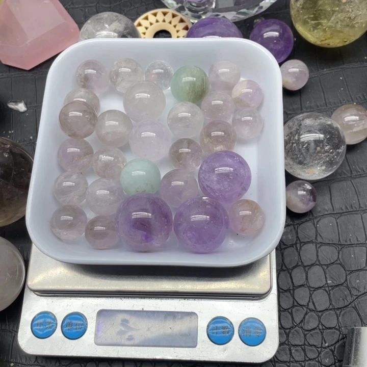 水晶38未镶嵌微**使天然水晶