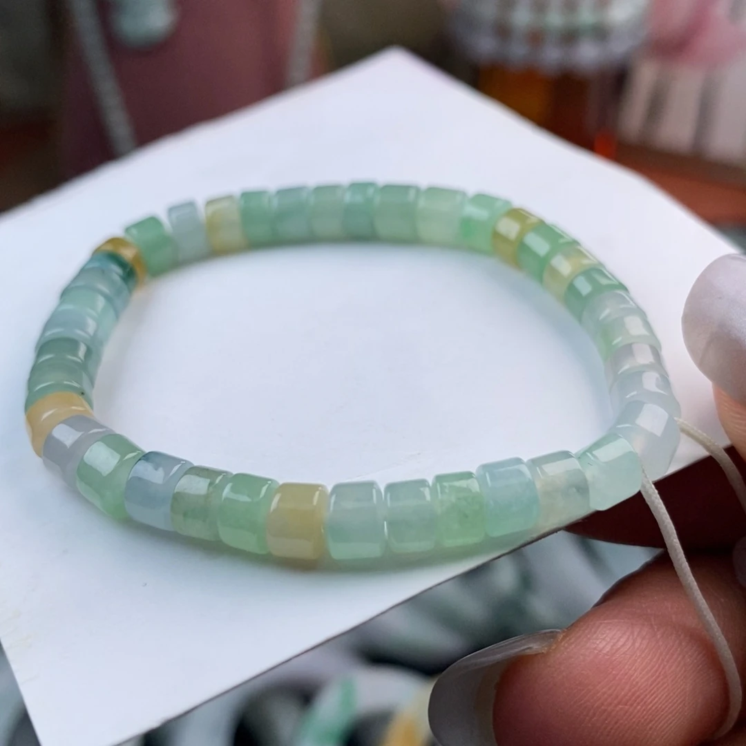未镶嵌手链翡翠手串