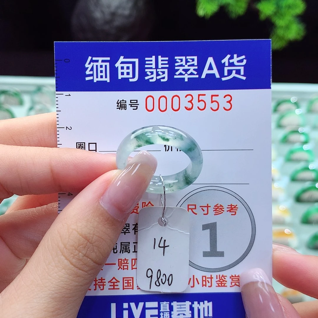翡翠戒指未镶嵌14号