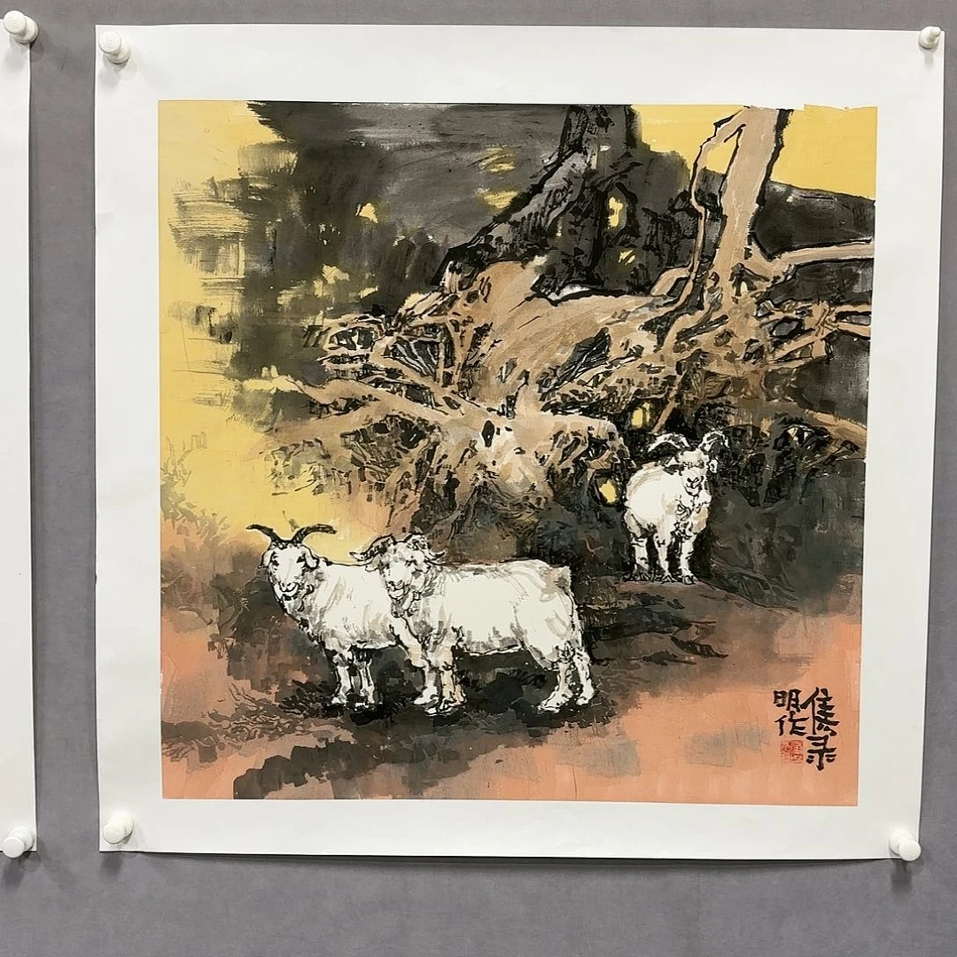 国画国画纯手绘作品请放心去藏