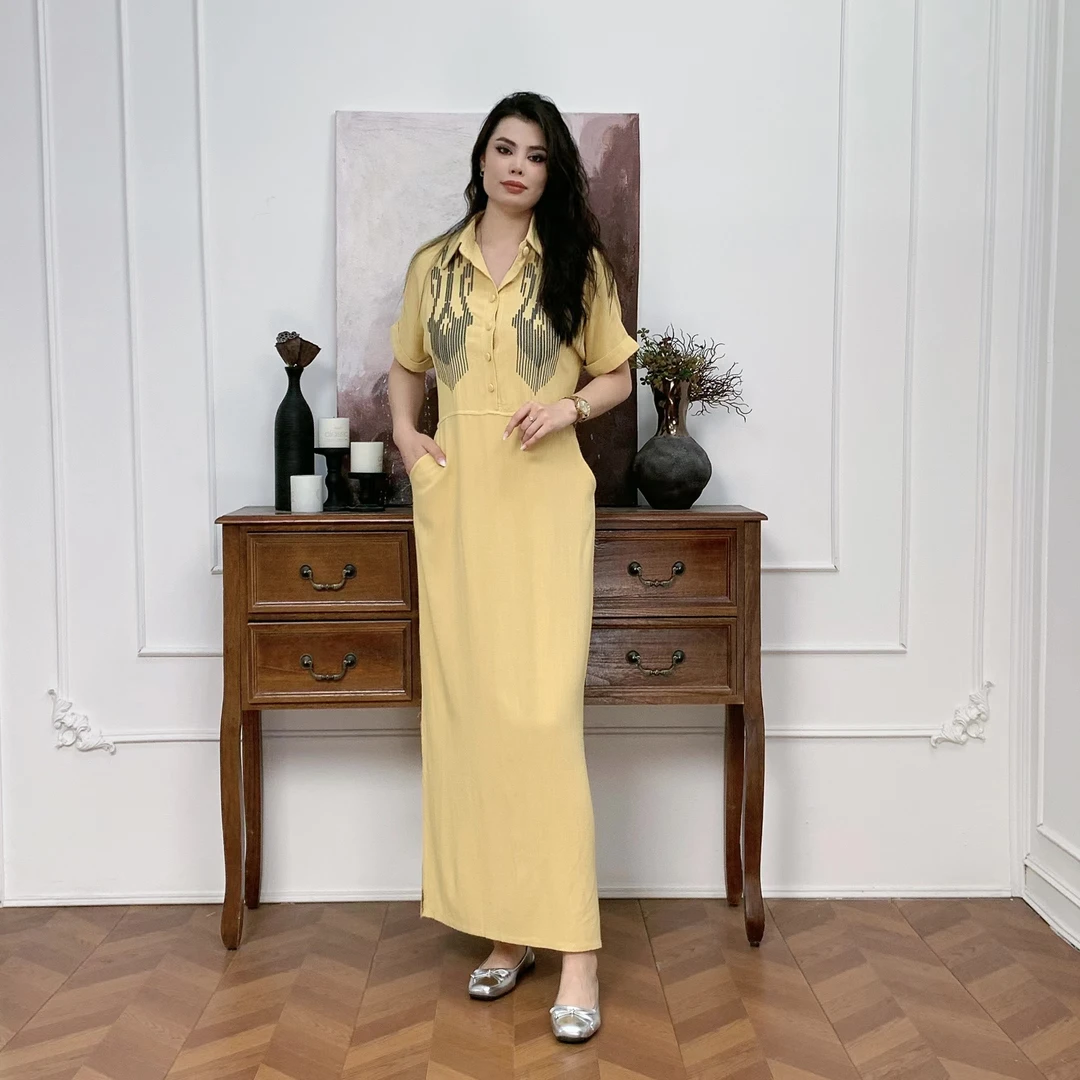 2025 夏季新款民族风显瘦连衣裙 130