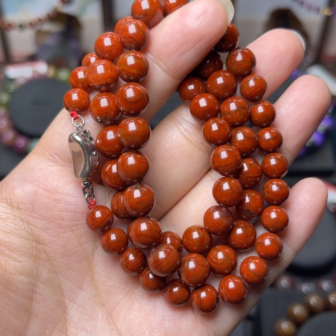 未镶嵌水晶手链红极光项链