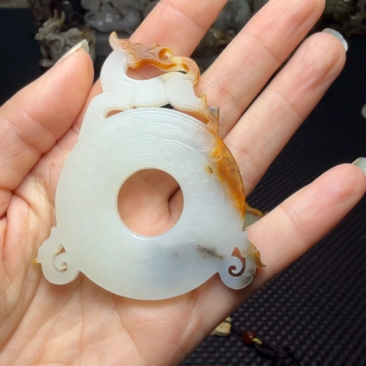 独***2古玉老玉收藏珍品挂件