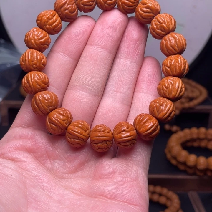 桃核手串14红魔爆肚