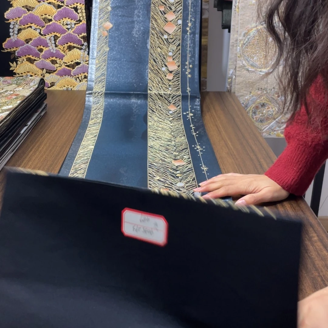 织绣35 唐锦西阵织桌旗