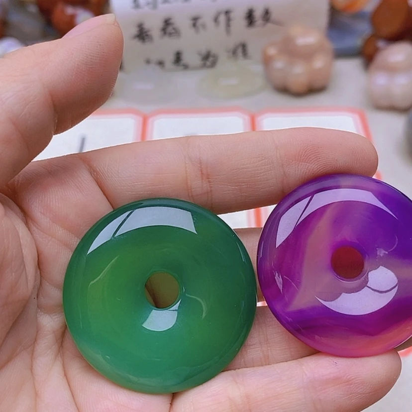 【闪购商品】未镶嵌玛瑙/玉髓珠宝半成品万**园