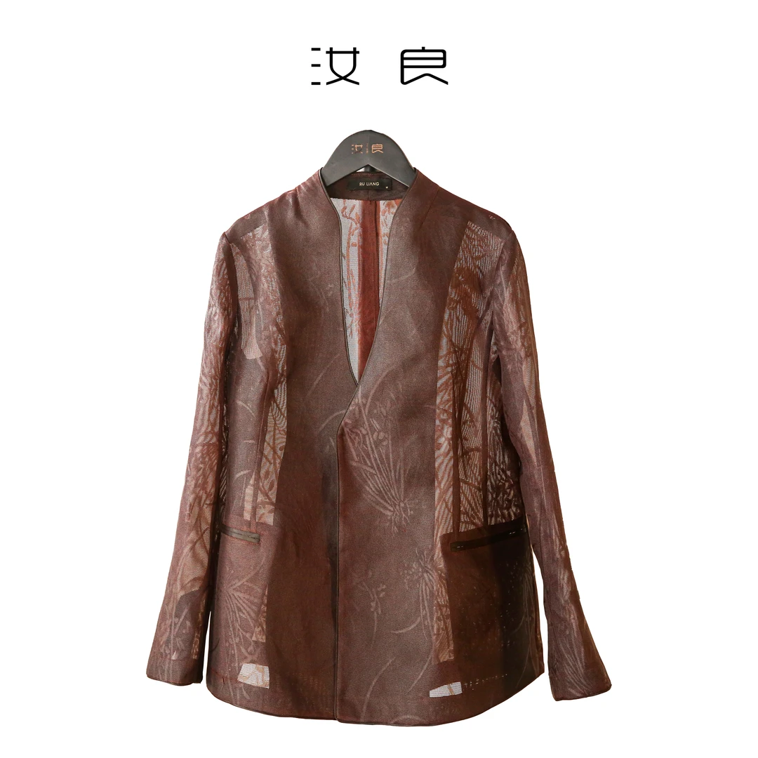 兰花草长袖U领上衣