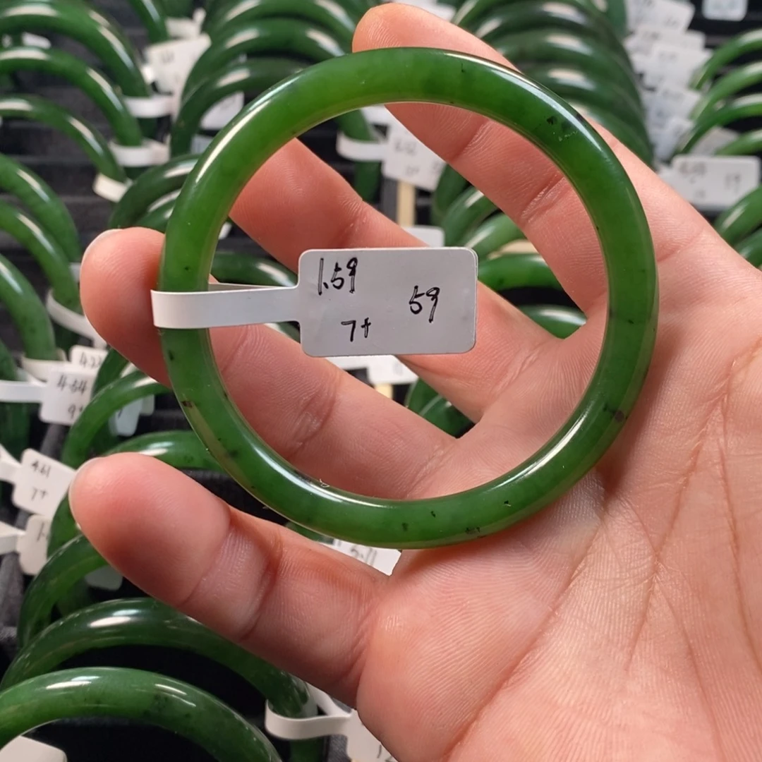 和田玉（碧玉）未镶嵌手镯59