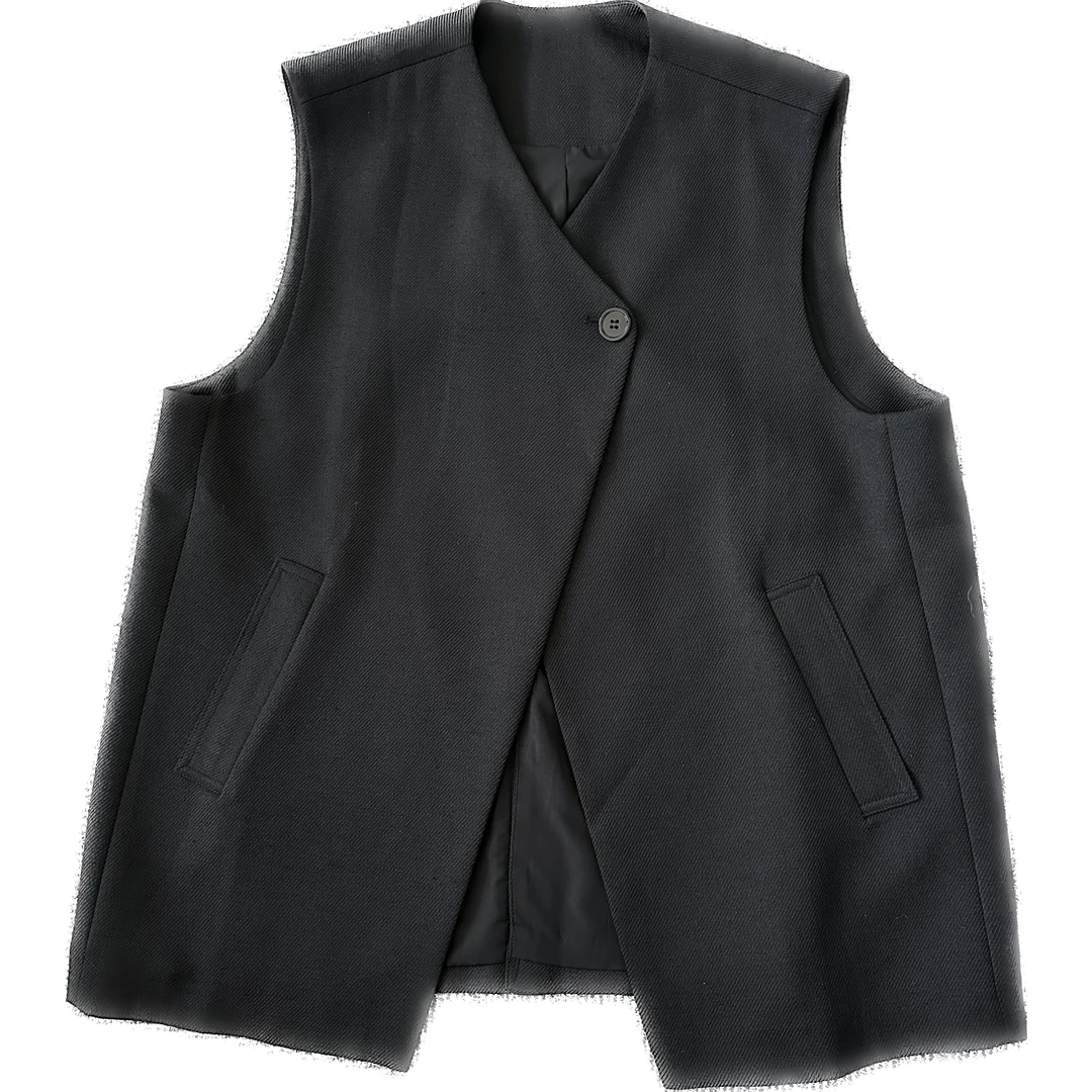 LEVIN LOVE 设计师款潮流女款马夹 A023KEM067