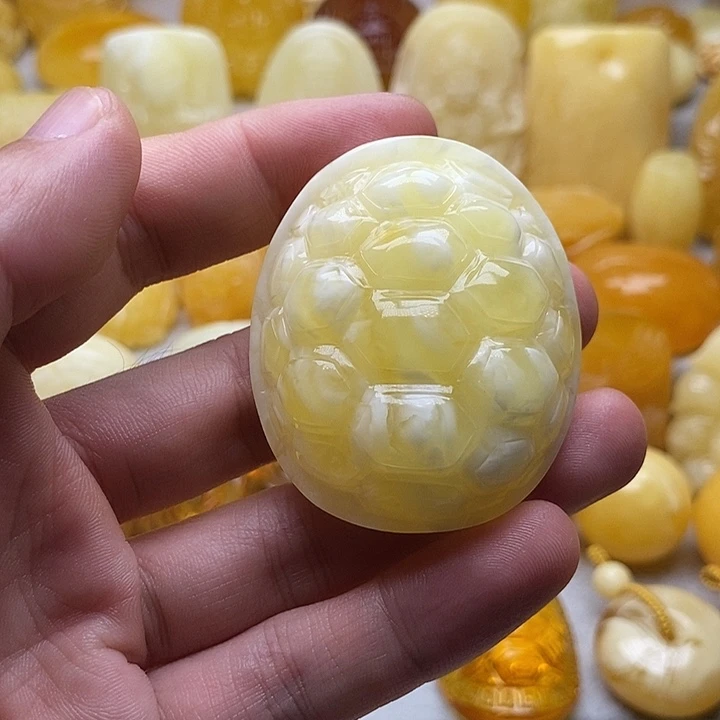 琥珀颈饰未镶嵌琥珀蜜蜡吊坠