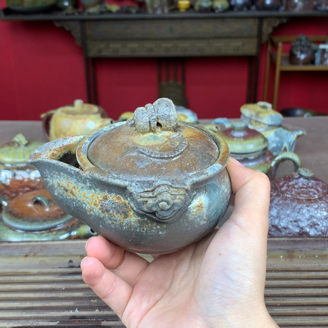 紫砂紫砂纯自然柴烧