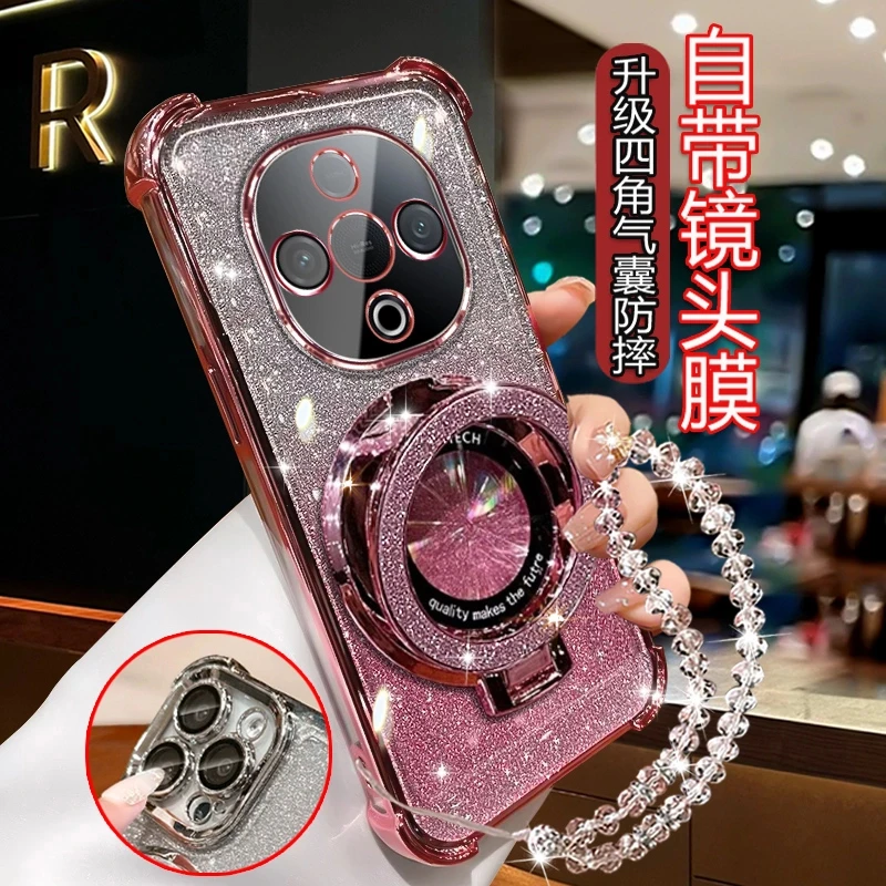 适用新款vivoy300c手机壳网红创意潮V2435A镜头全包viv0Y300C防摔