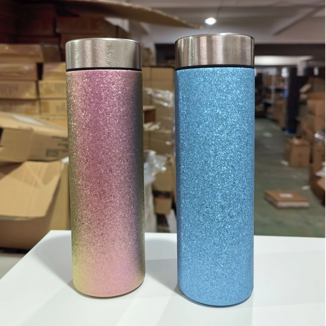 2025春款300ml大冰花纯钛口袋直杯保温杯车载家居真空便携情侣