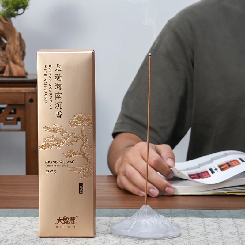 大智慧【金标系列】龙涎海南沉香｜200g/470支 窖藏味道天然线香