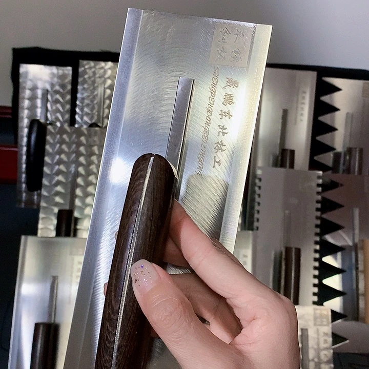 A***A厚款不锈钢一体油工抹子