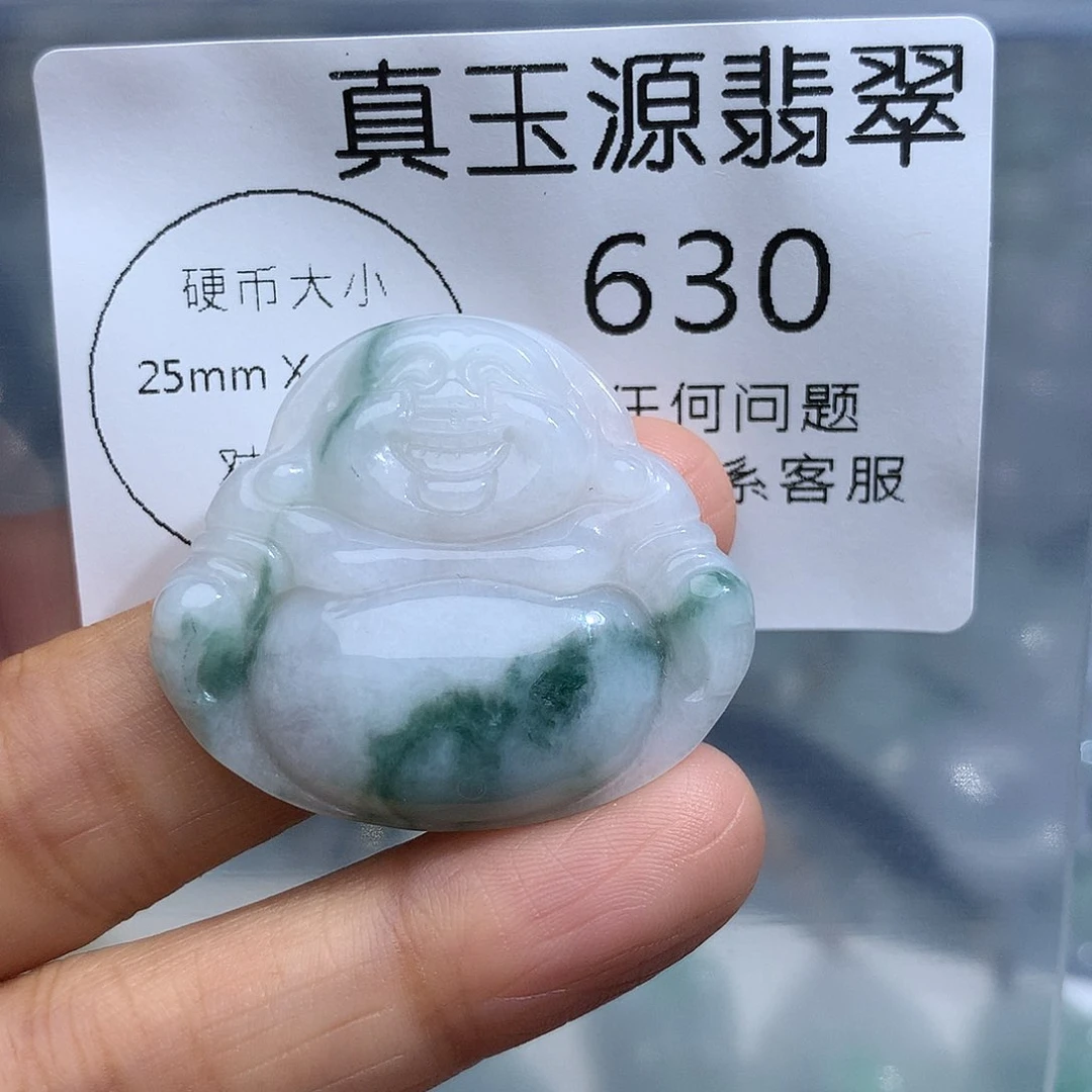 翡翠未镶嵌颈饰630。