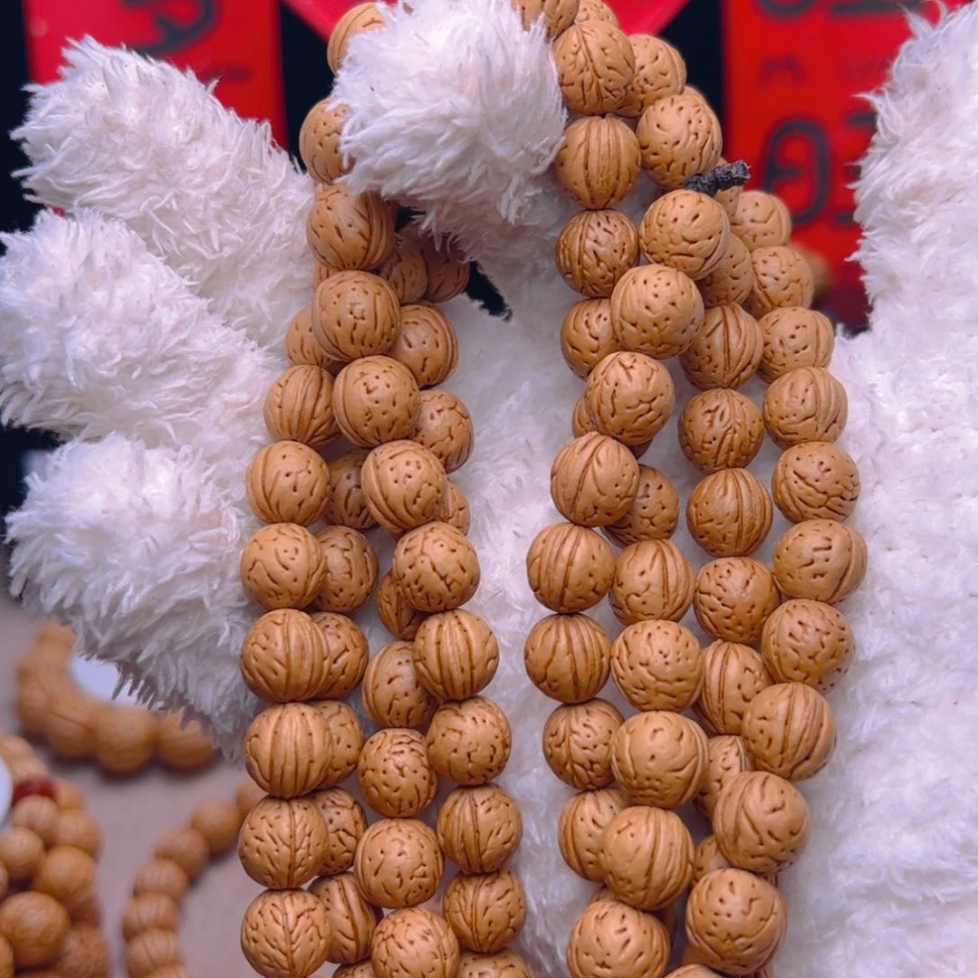 桃核手串男***强1.1野生小金蟾脖挂