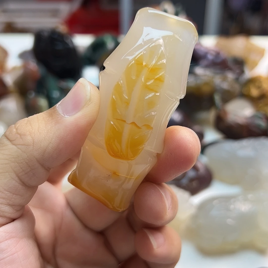 玛瑙/玉髓未镶嵌吊坠(不含链)