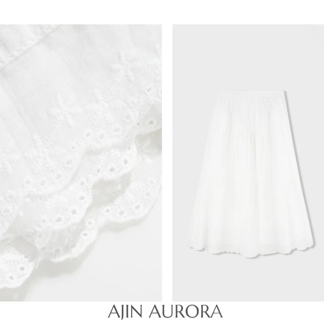 【皎白月光】蛋糕半身裙女2025新款穿搭高级感仙女裙蓬蓬裙中长裙