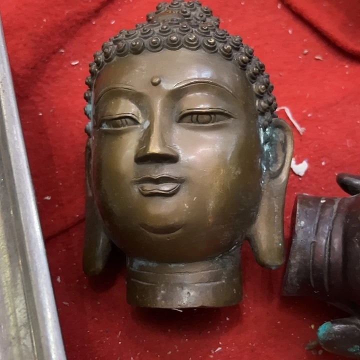 专***。黄铜摆件，文房工艺品摆件