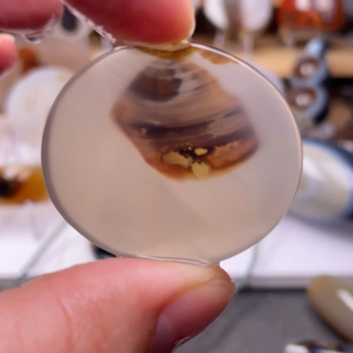 玛瑙/玉髓未镶嵌吊坠(不含链)