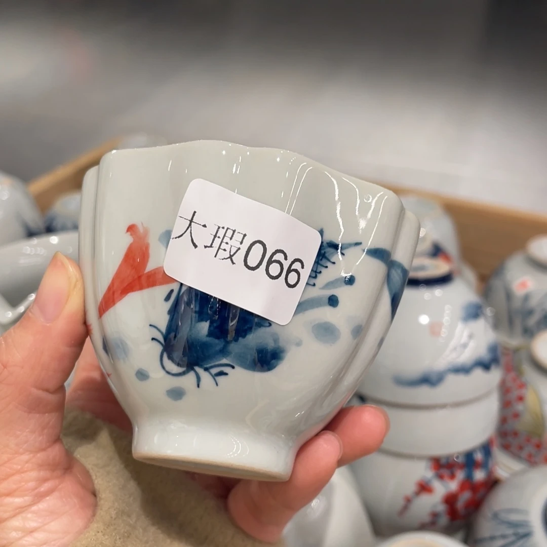 有瑕釉下彩纯手绘