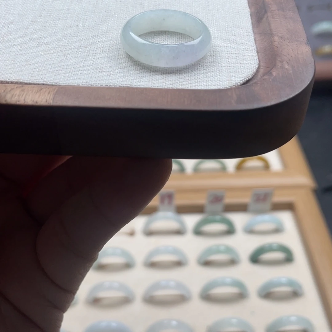 翡翠戒指未镶嵌24 号 16 港码 16.9 内径