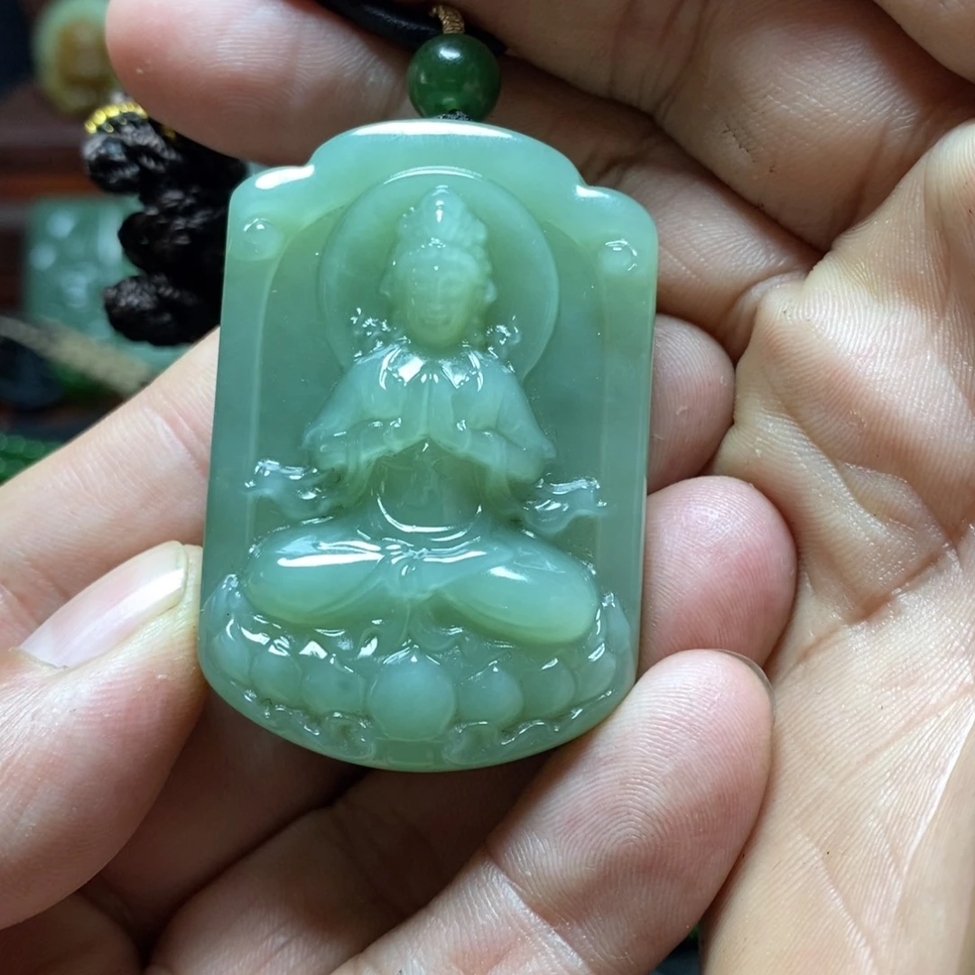 和田玉（碧玉）未镶嵌挂件