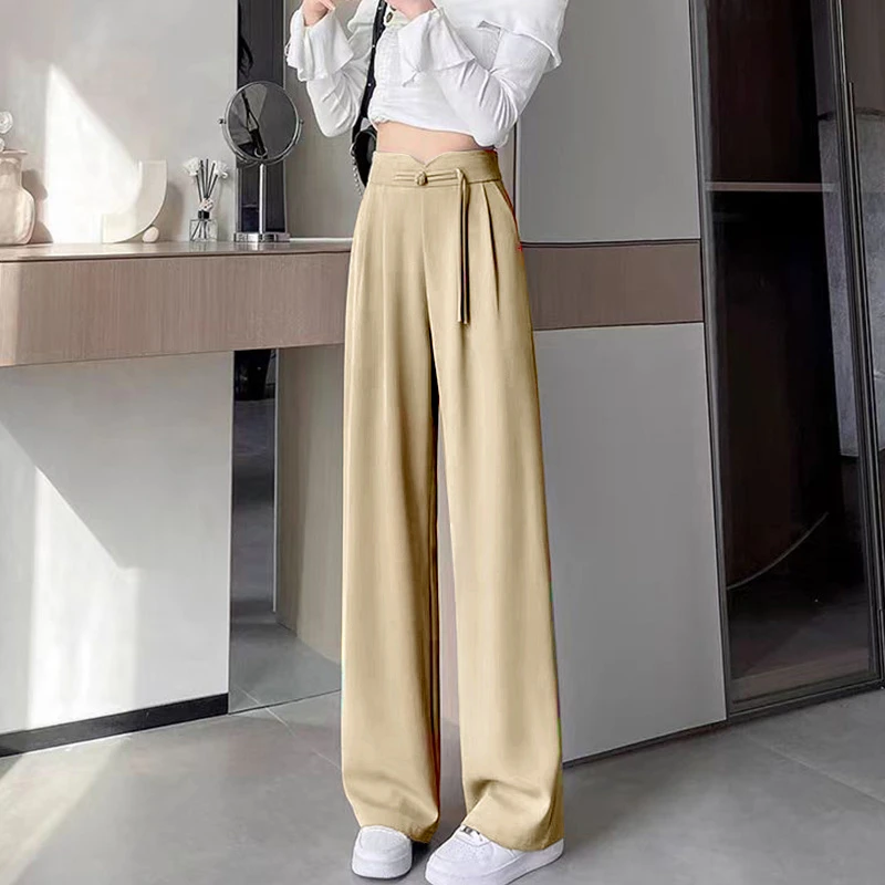 【夏季折扣款】多款可选宽松显瘦高腰直筒裤