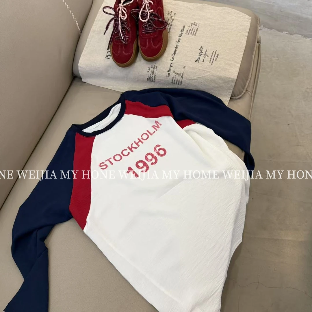 【WJ】春款 99399 拼接上衣（2-6）