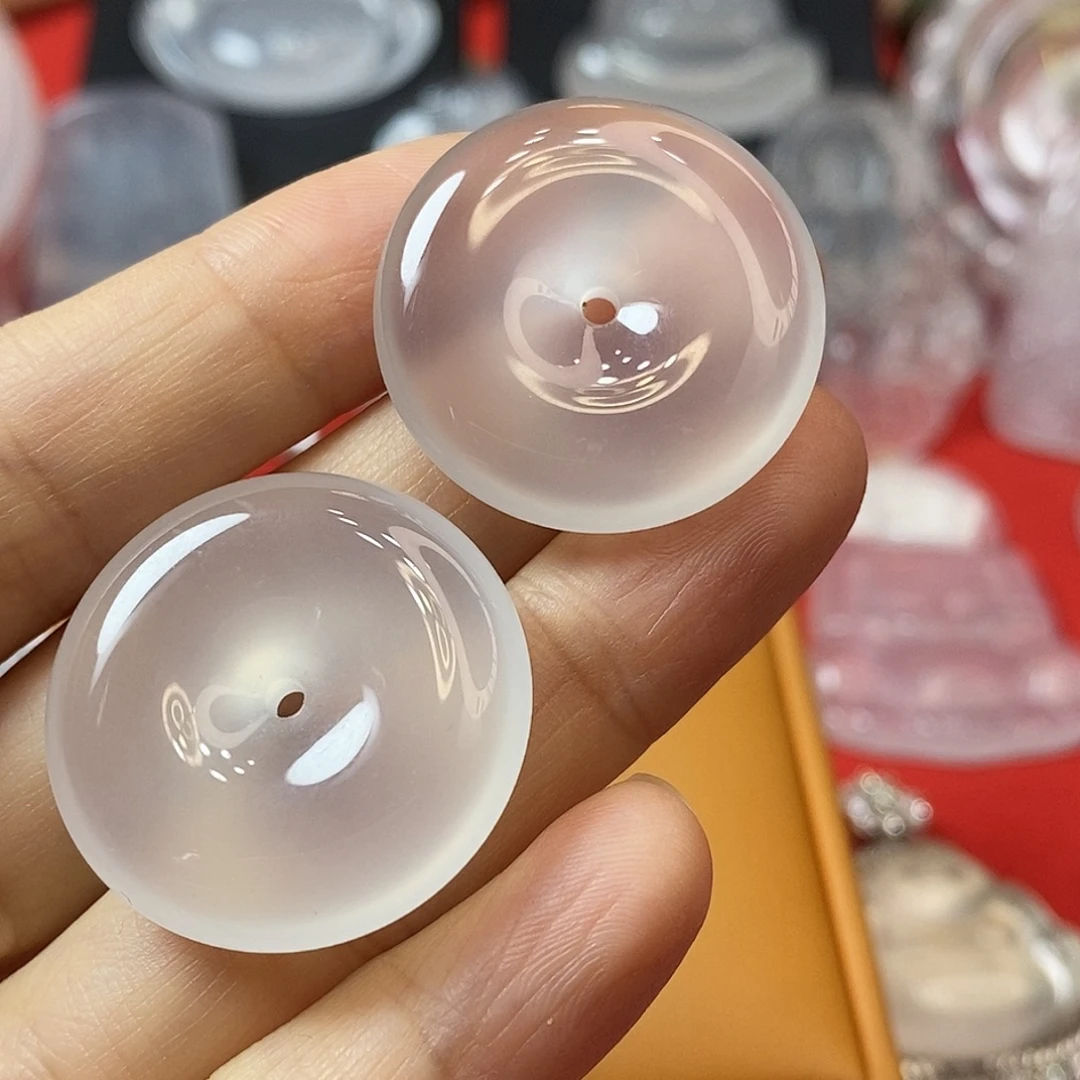 吊坠(赠链)银S925镶嵌石英质玉