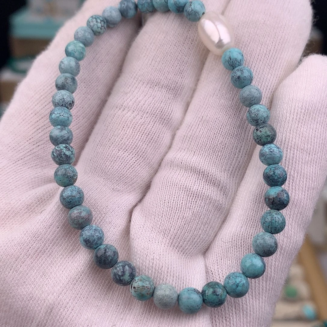 绿松石未镶嵌手链