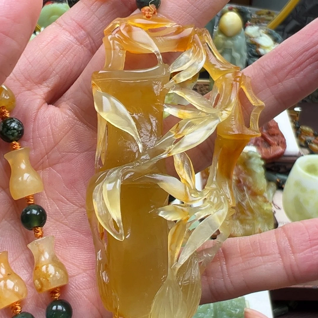 岫玉未镶嵌挂件挂件